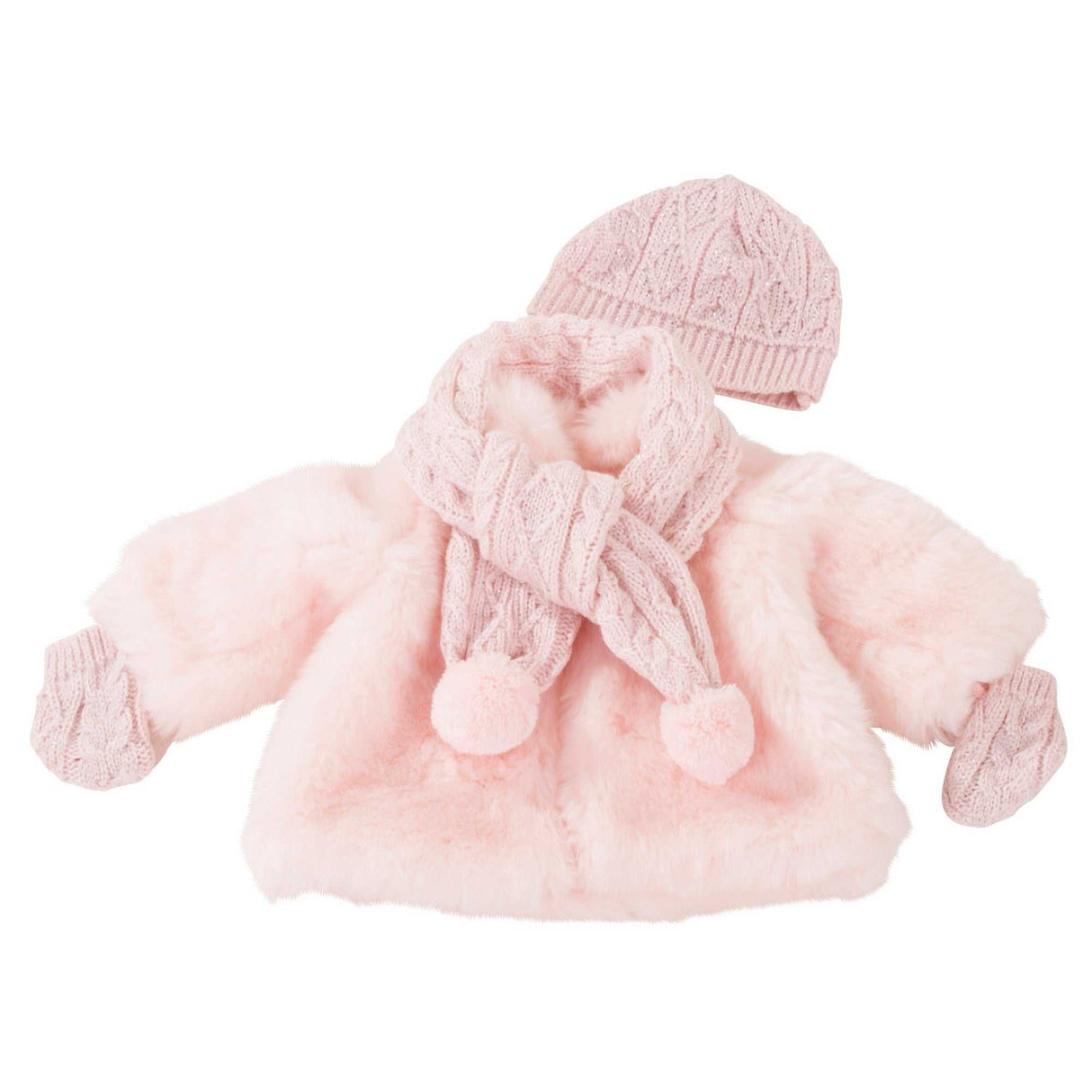 Puppen Outfit Furry Christmas 45-50 cm