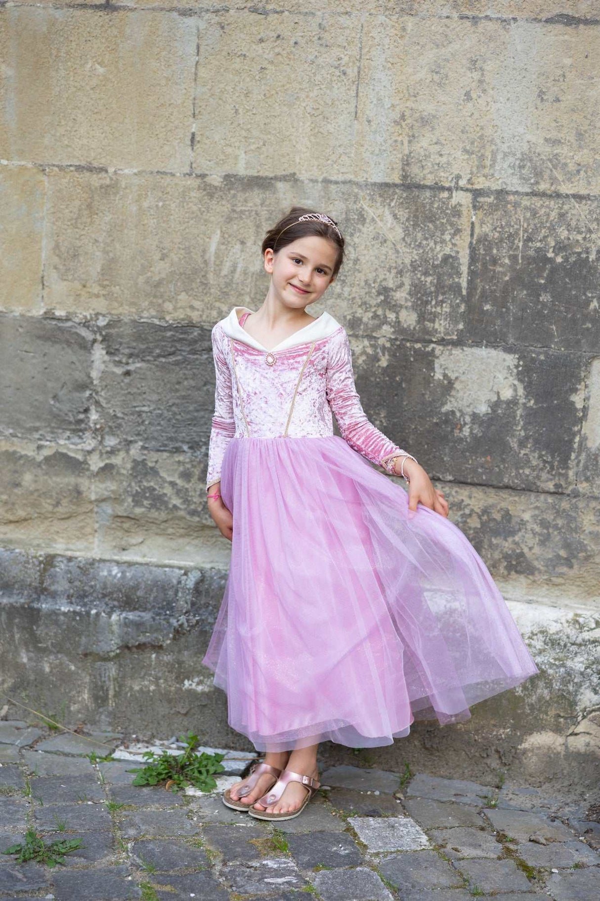 Dornröschen Kleid 5-6 Jahre