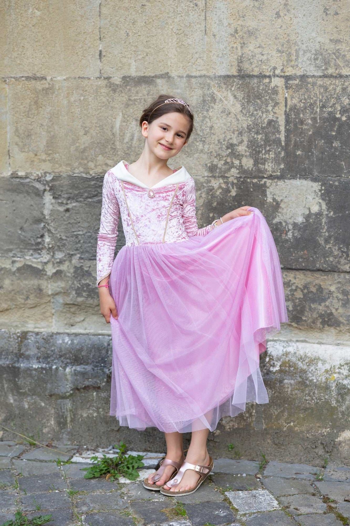 Dornröschen Kleid 5-6 Jahre
