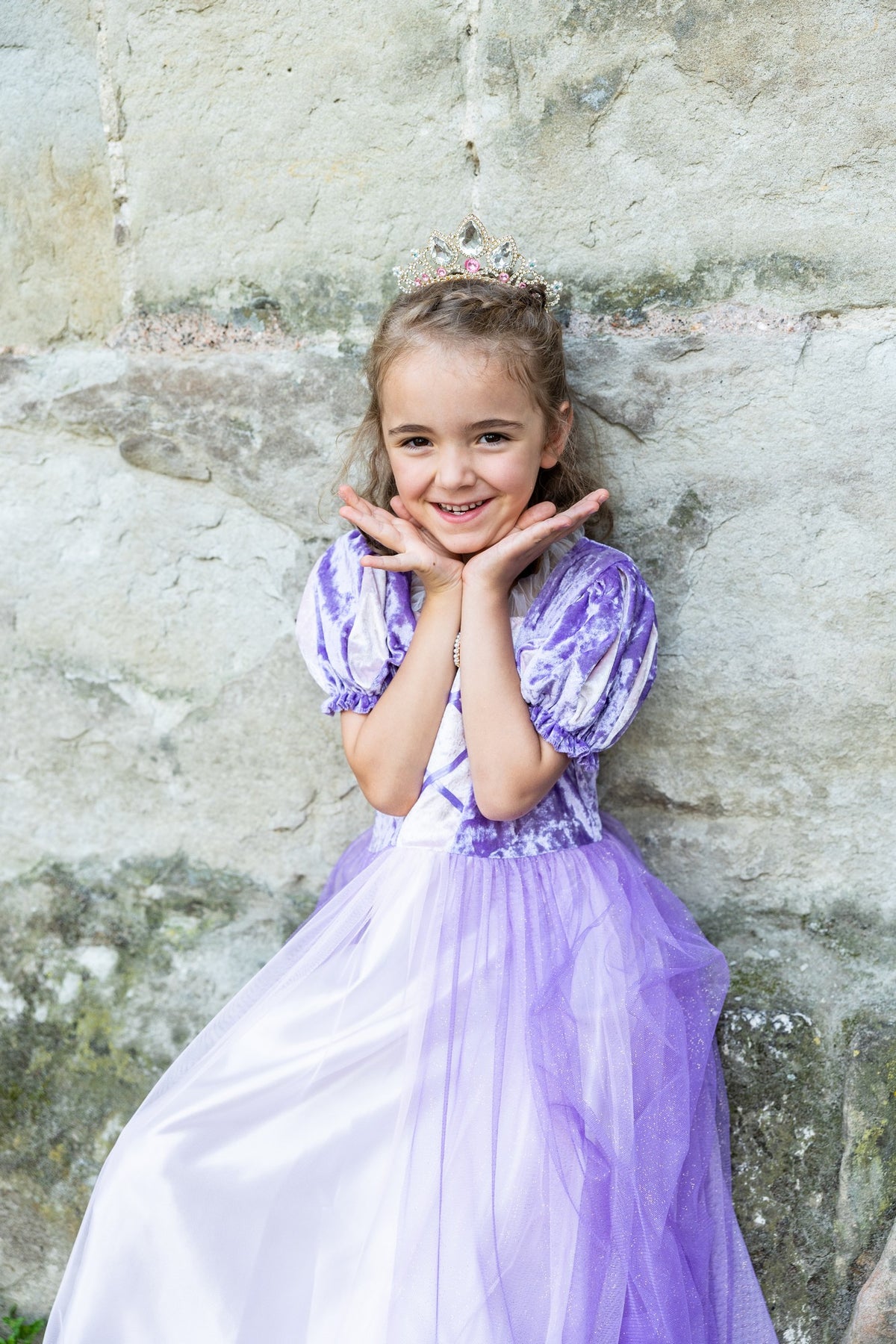 Prinzessinnen Kleid Samtweich 3-4 Jahre