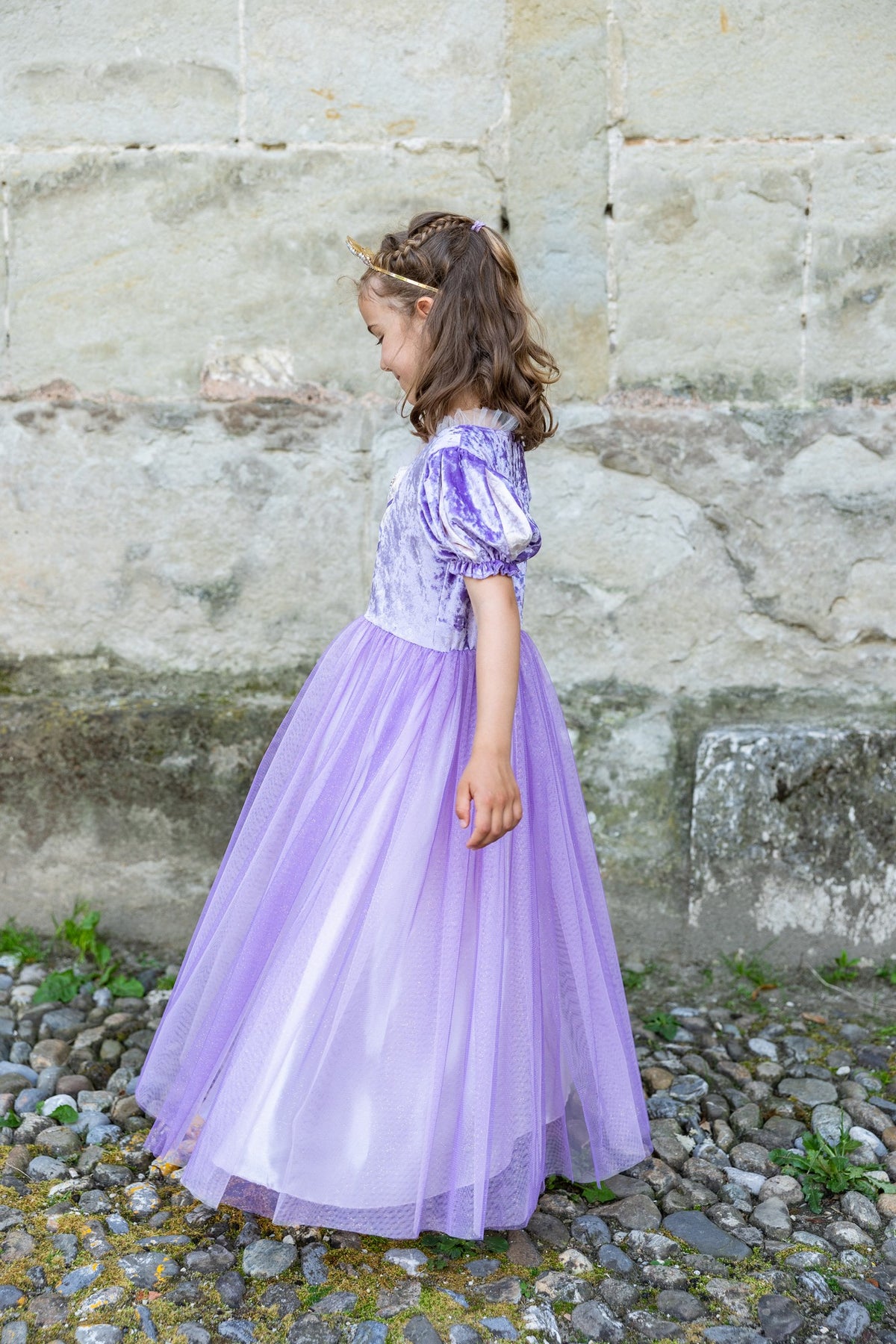 Prinzessinnen Kleid Samtweich 7-8 Jahre