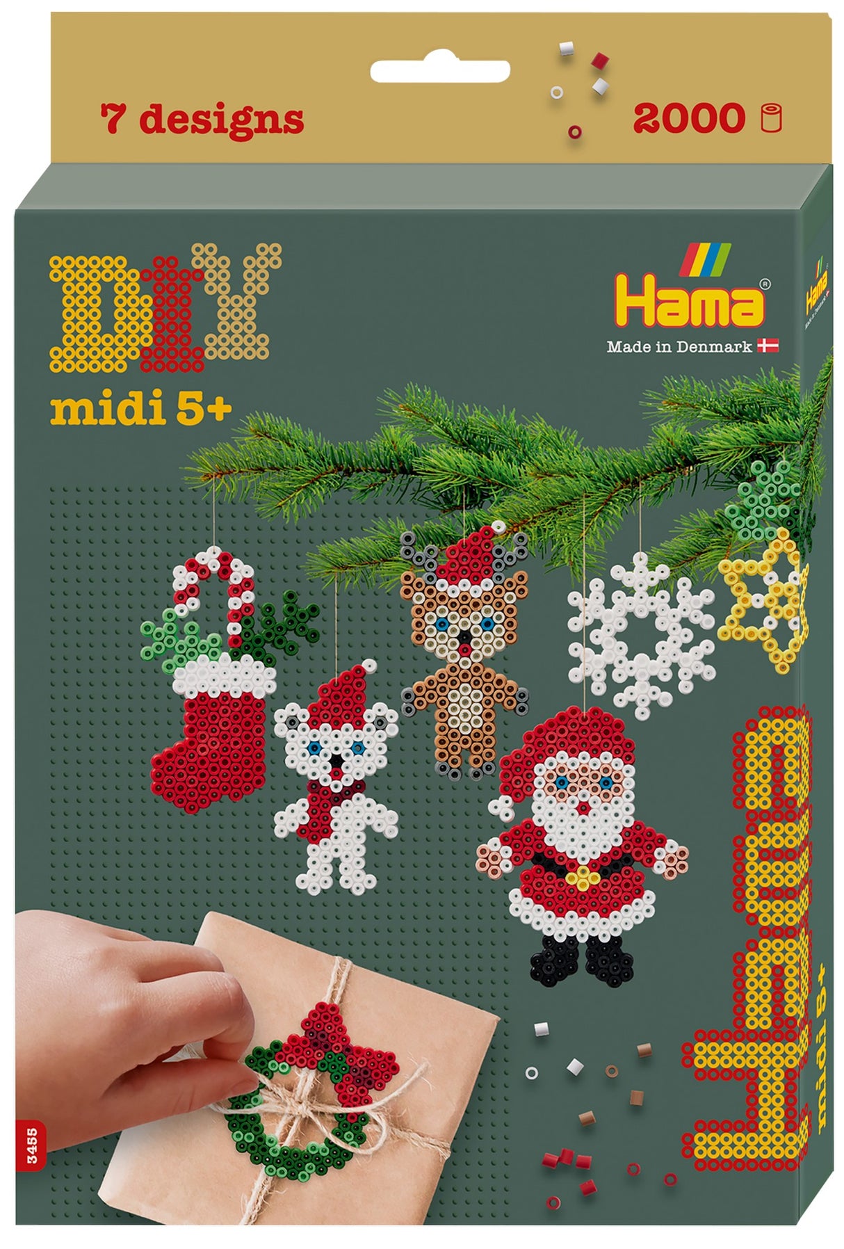 Bügelperlen Geschenkpackung - Weihnachtszauber