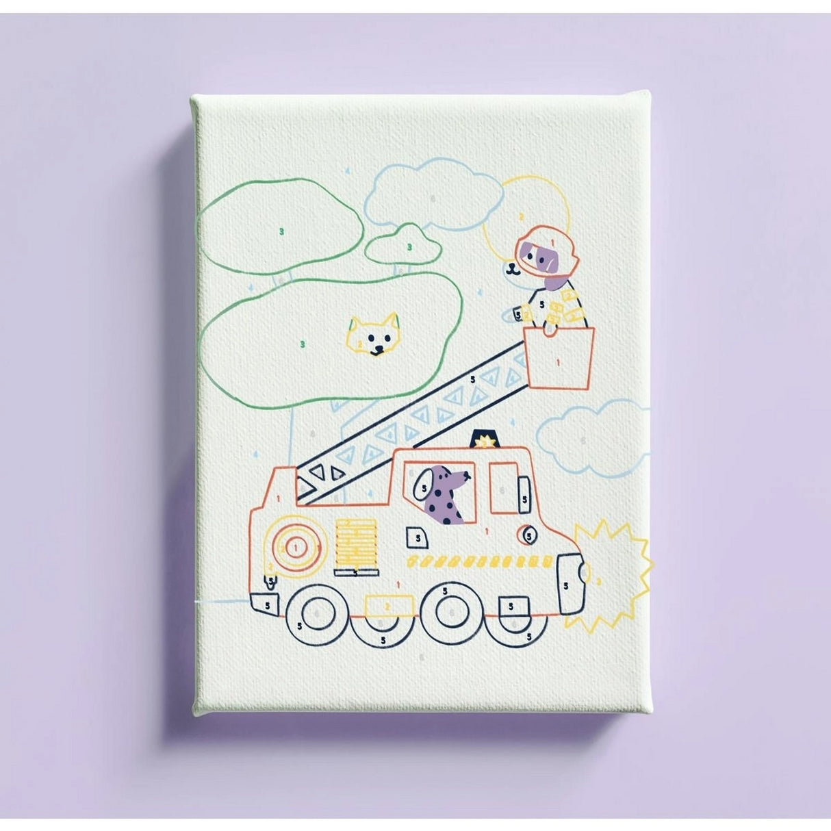 Malen nach Zahlen Set Kids - Wouf