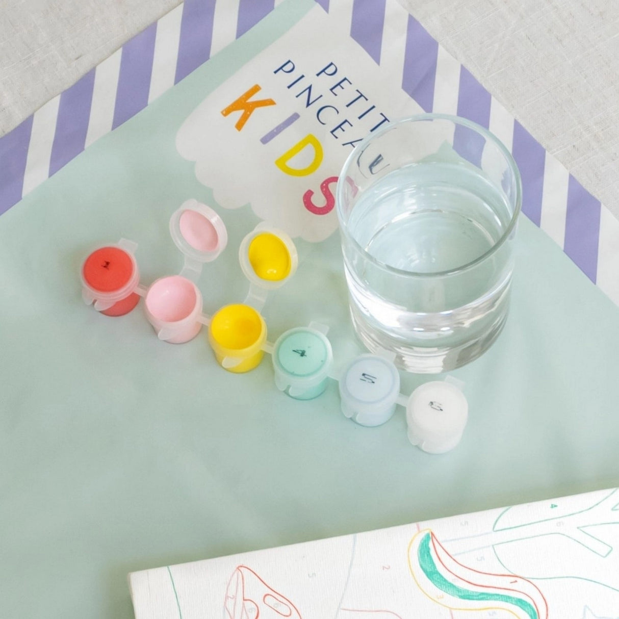 Malen nach Zahlen Set Kids - Einhorn