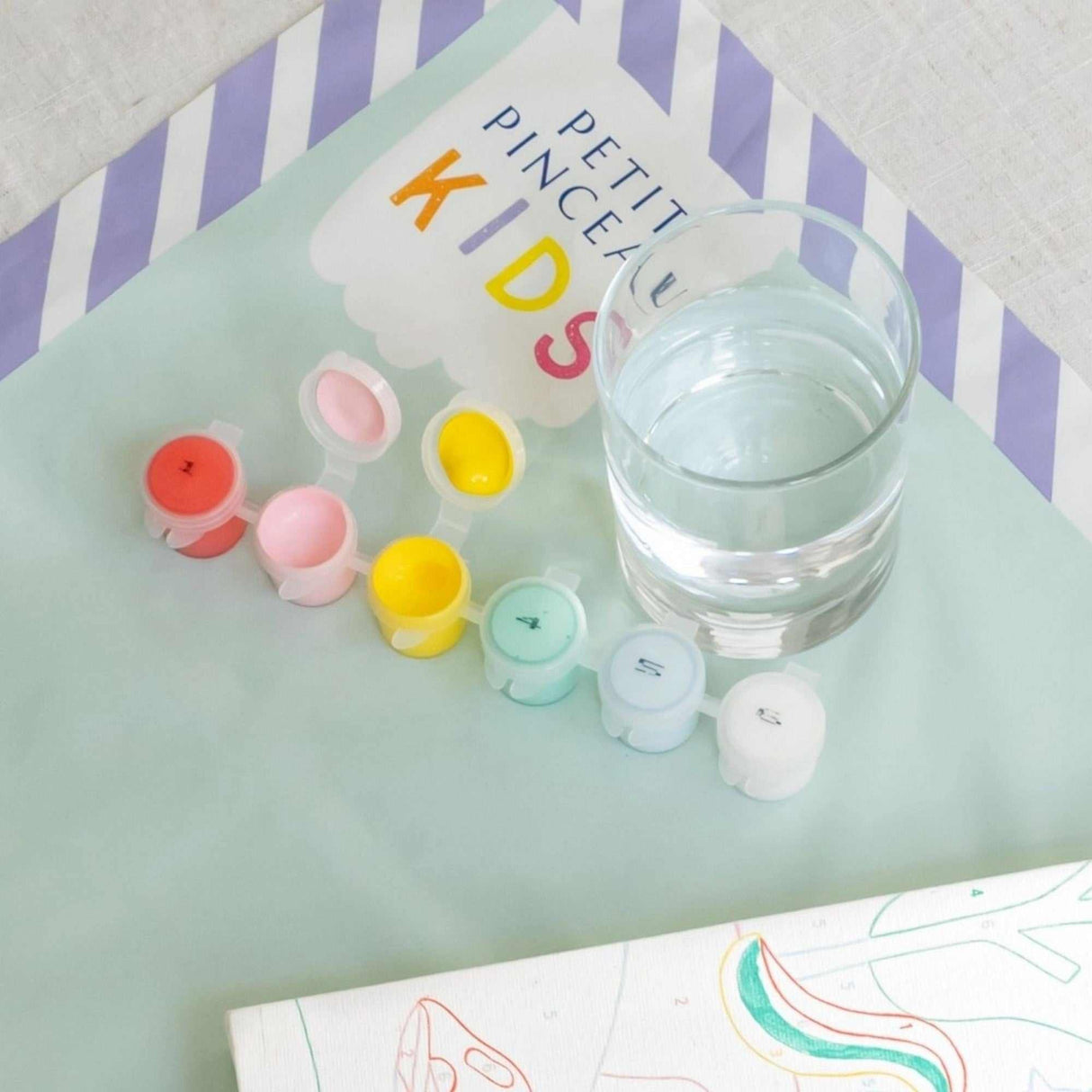 Malen nach Zahlen Set Kids - Einhorn