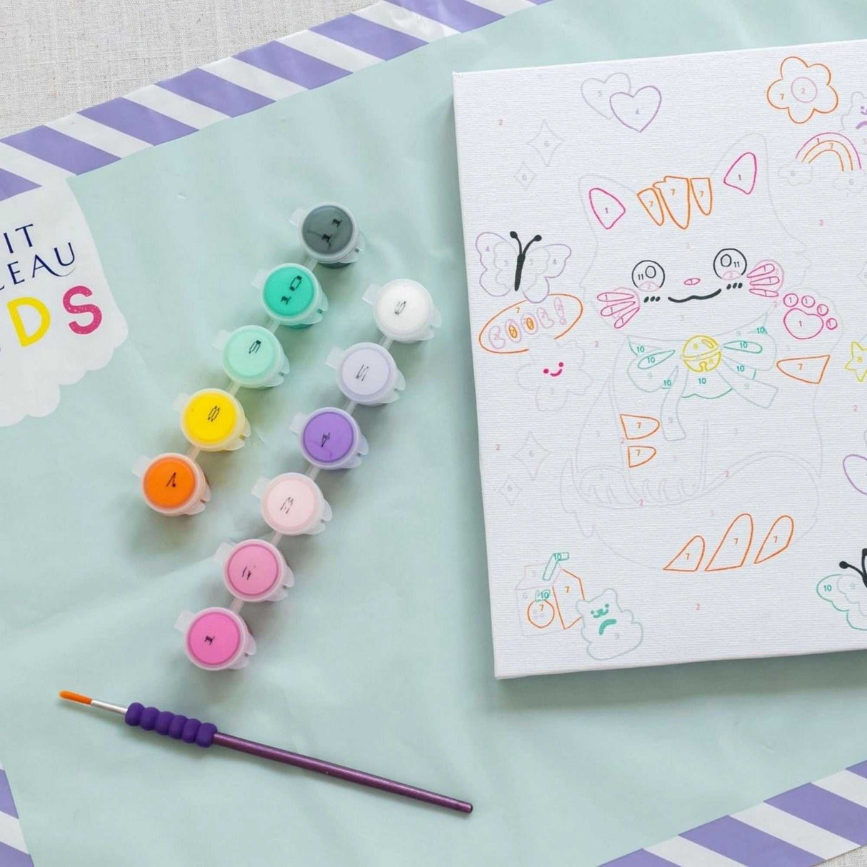 Malen nach Zahlen Set Kids - Maneki Neko