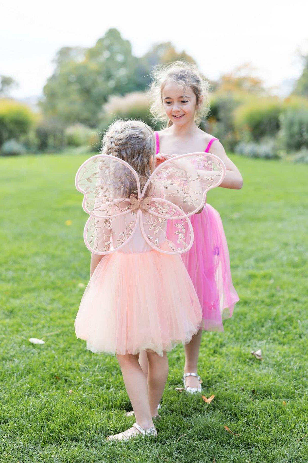 Schmetterlingskleid Pink 5-6 Jahre