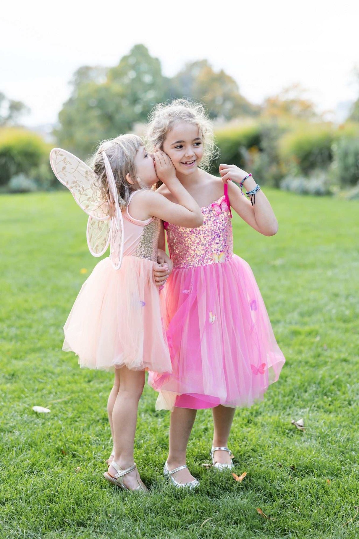 Schmetterlingskleid Pink 5-6 Jahre