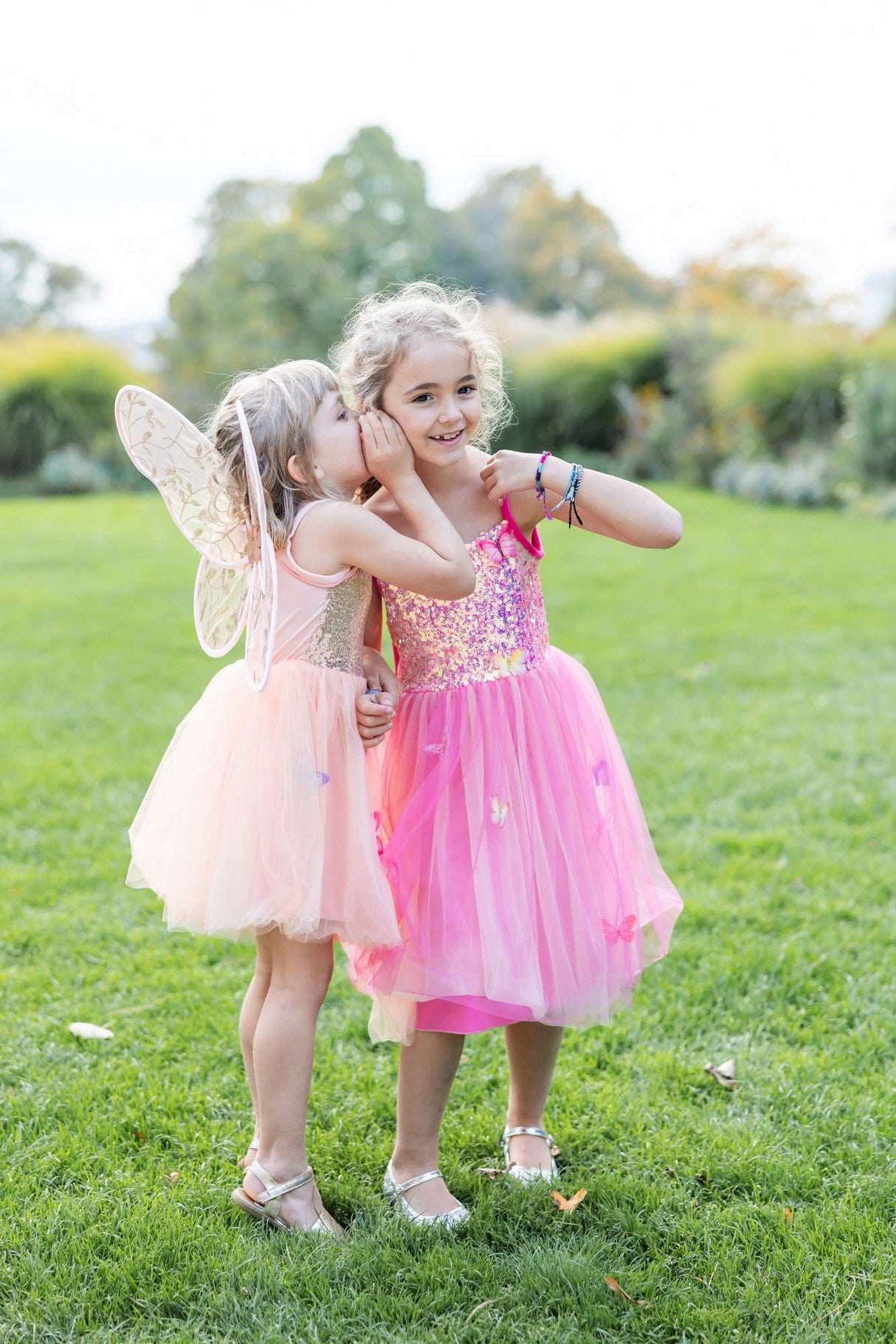 Schmetterlingskleid Pink 5-6 Jahre