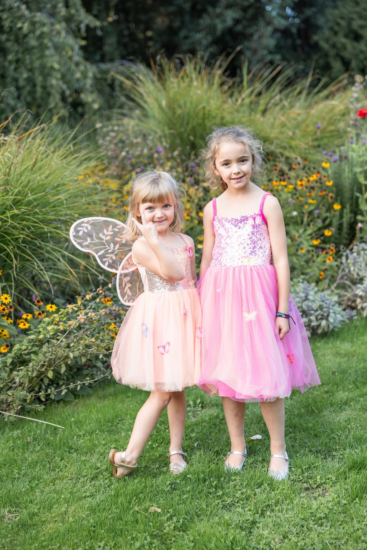 Schmetterlingskleid Pink 3-4 Jahre