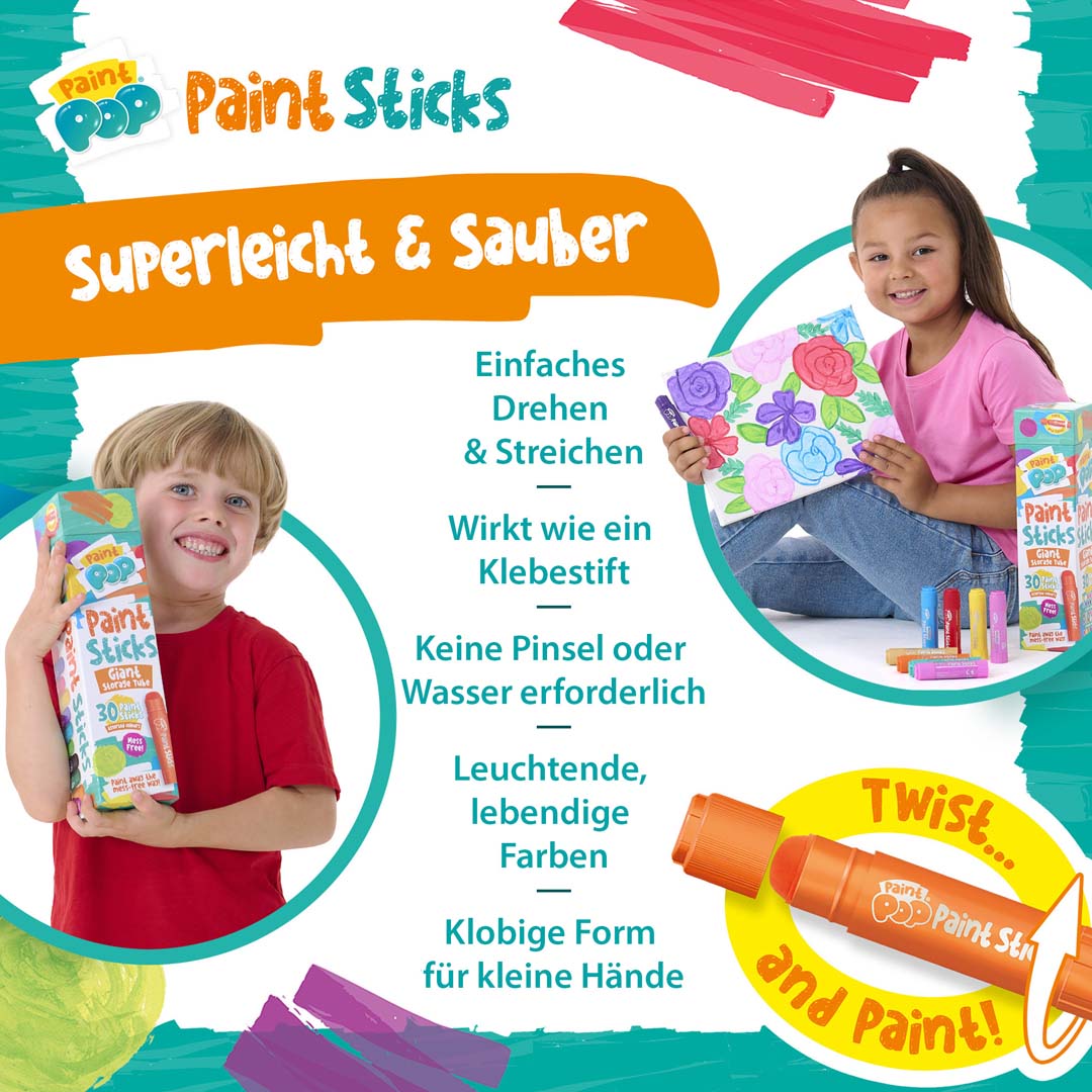 Paint Pop: Paint Sticks 20er Pack