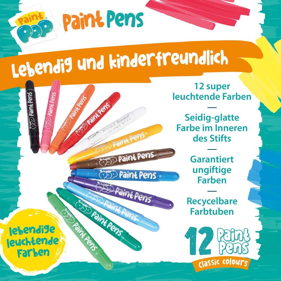 Paint Pop: Paint Pens 12-Pack