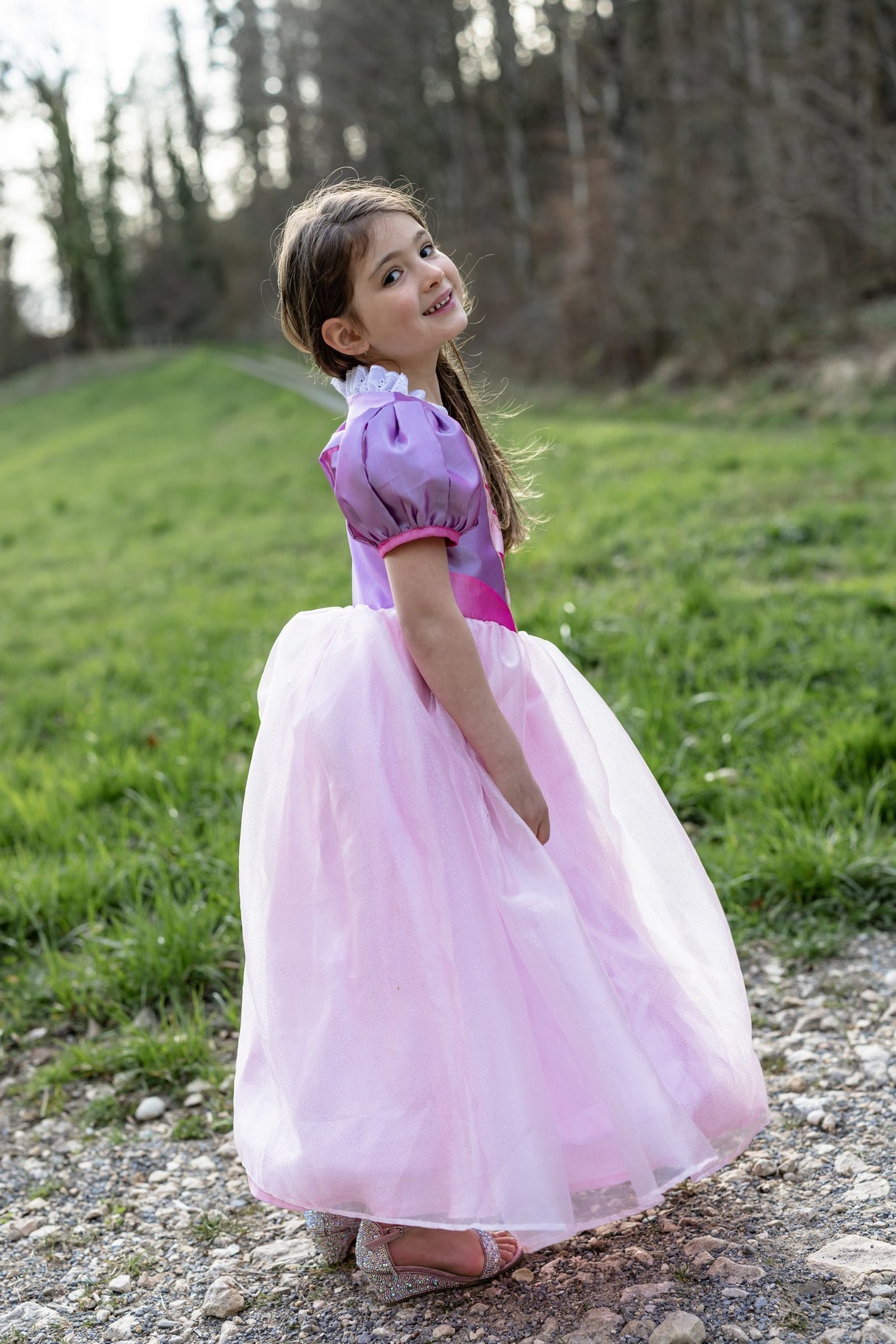 Rapunzel Kleid 7-8 Jahre