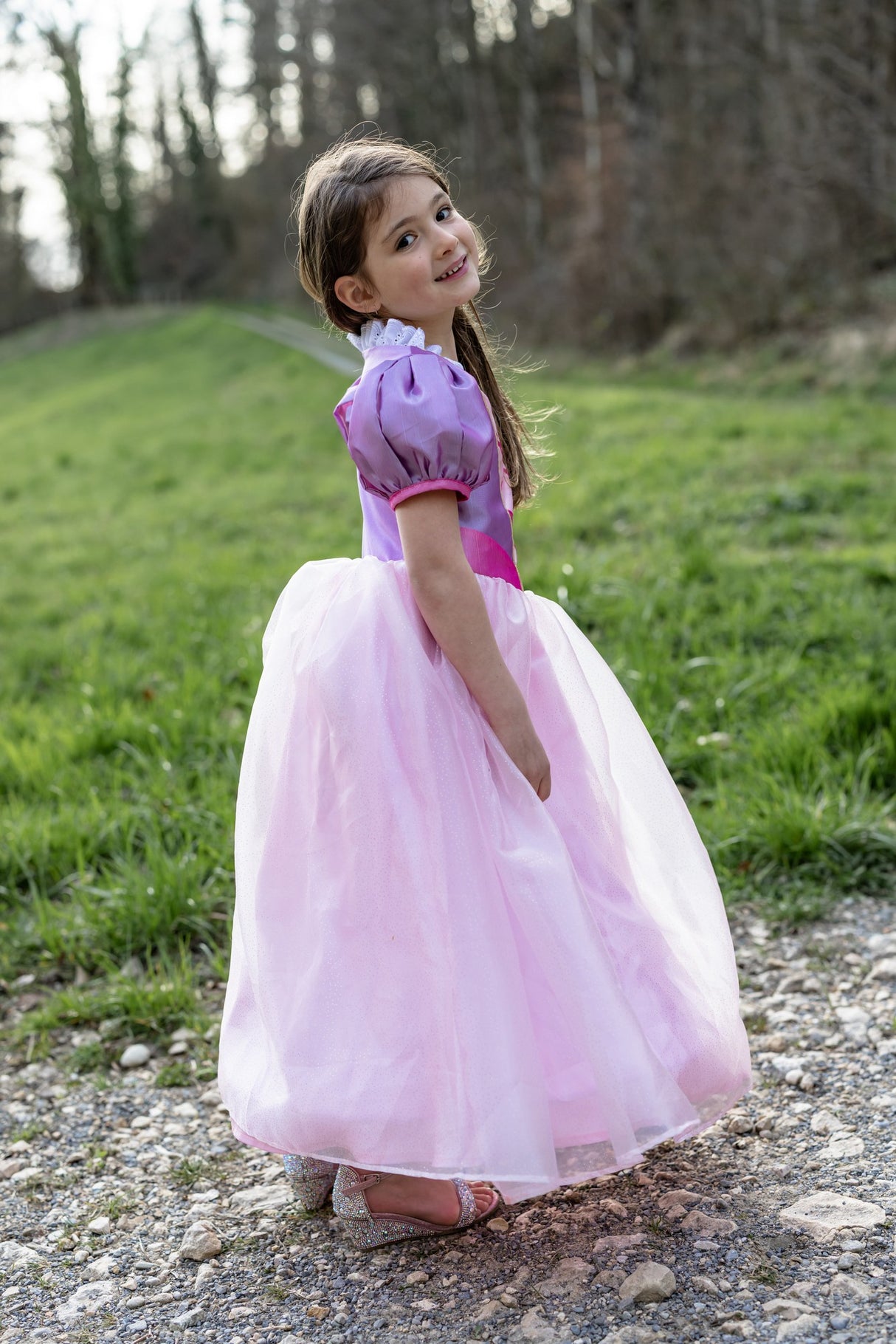 Papunzel Kleid 5-6 Jahre