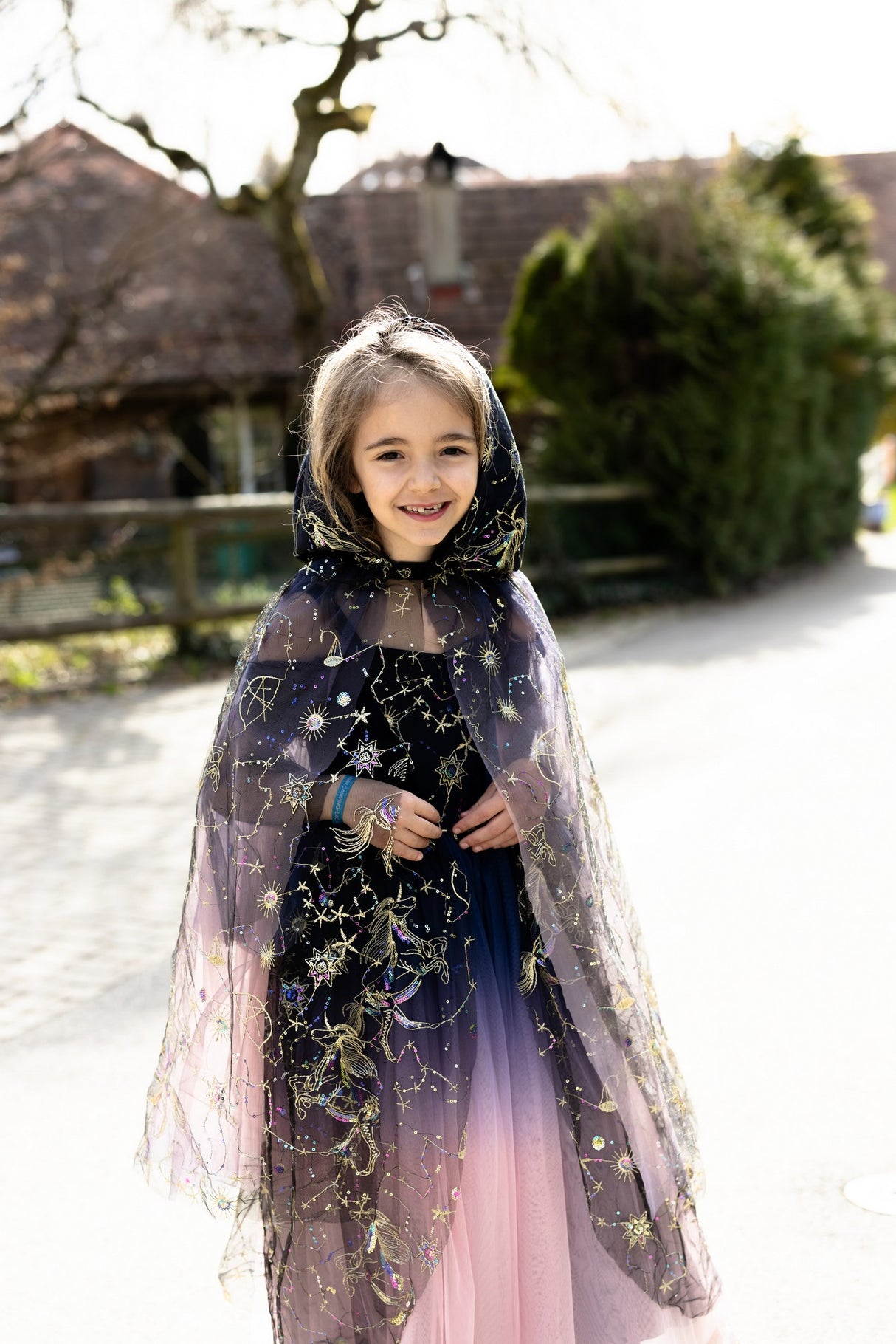 Verzaubertes Twilight Kleid 7-8 Jahre