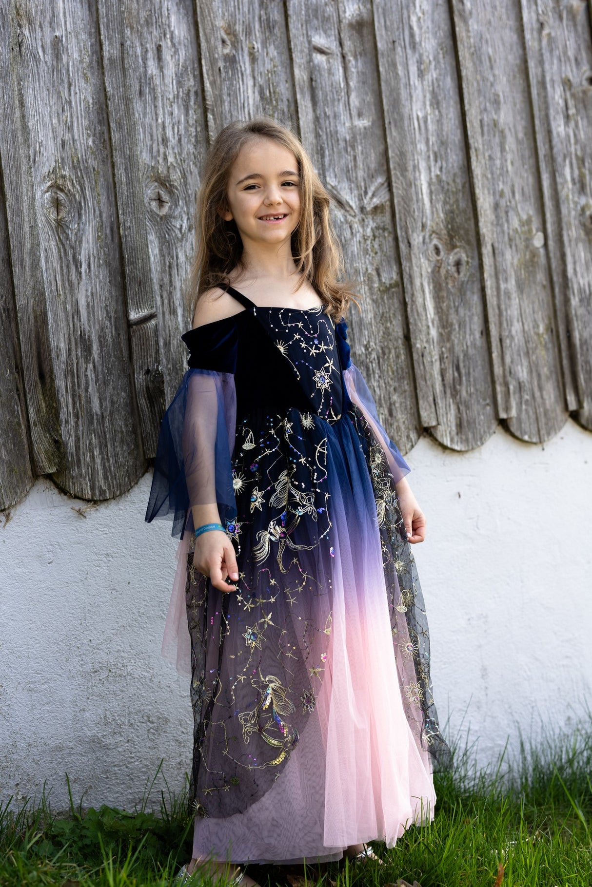 Verzaubertes Twilight Kleid 7-8 Jahre