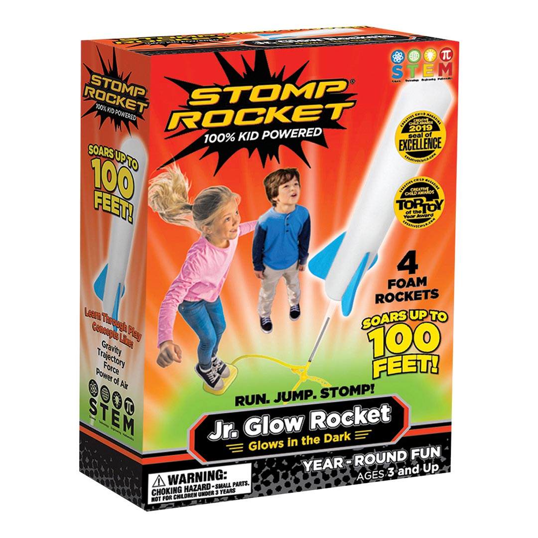 Stomp Rocket® Jr. Glow - 4 Rockets