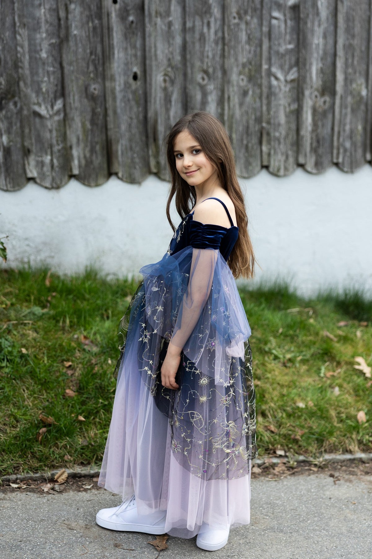 Verzaubertes Twilight Kleid 7-8 Jahre
