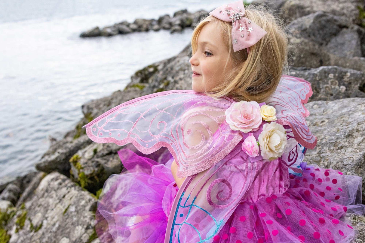 Feenblüten Deluxe Kleid & Flügel 3-4 Jahre