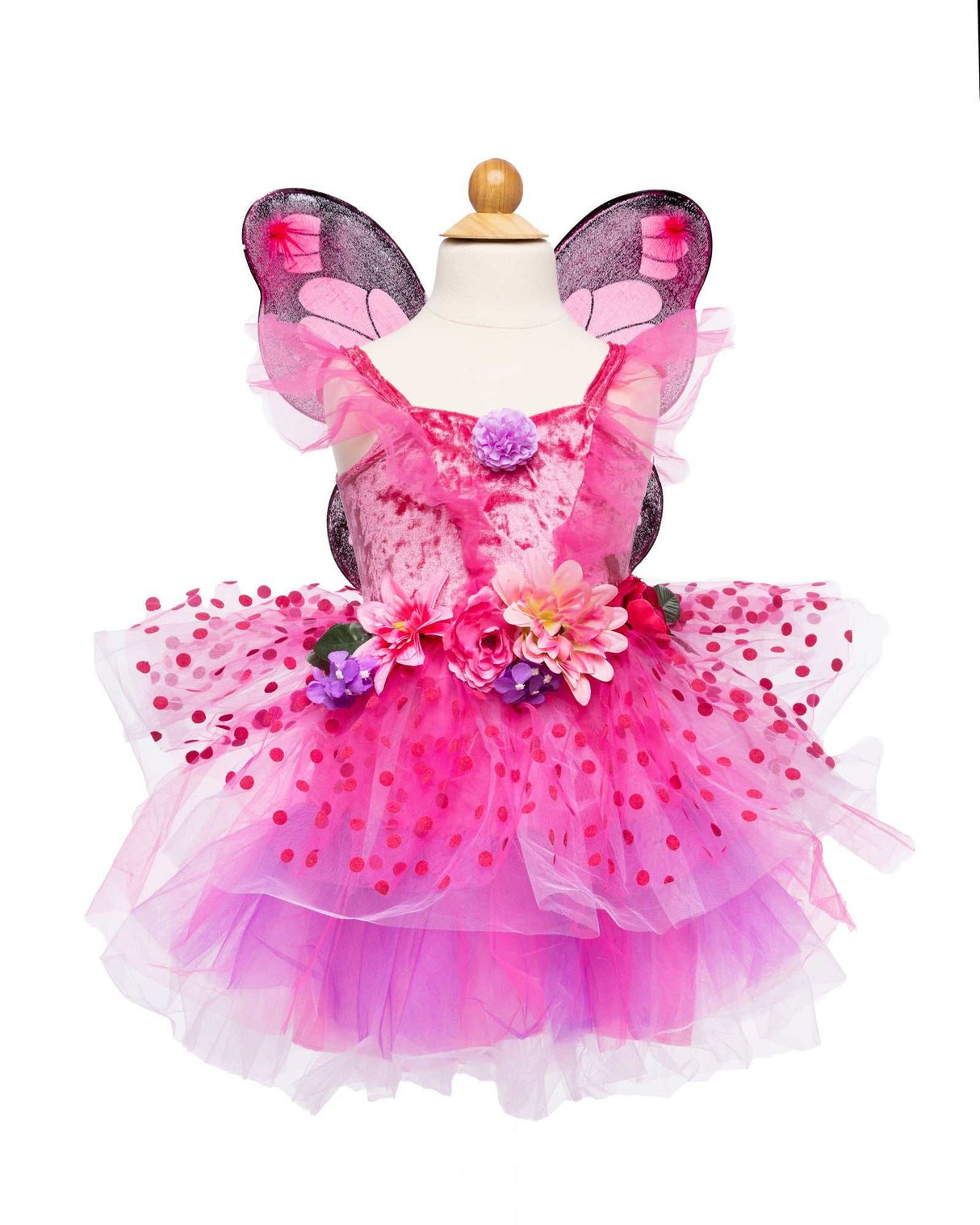 Feenblüten Deluxe Kleid & Flügel 3-4 Jahre