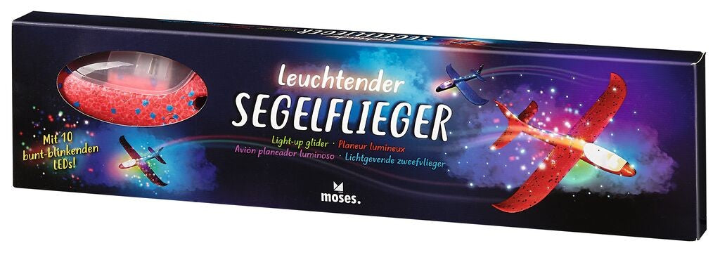 Leuchtender Segelflieger