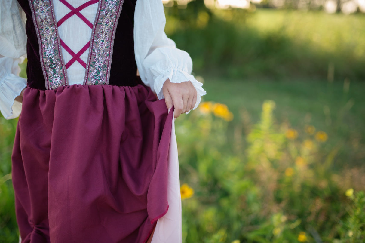 Bauernkleid rosa 5-6 Jahre