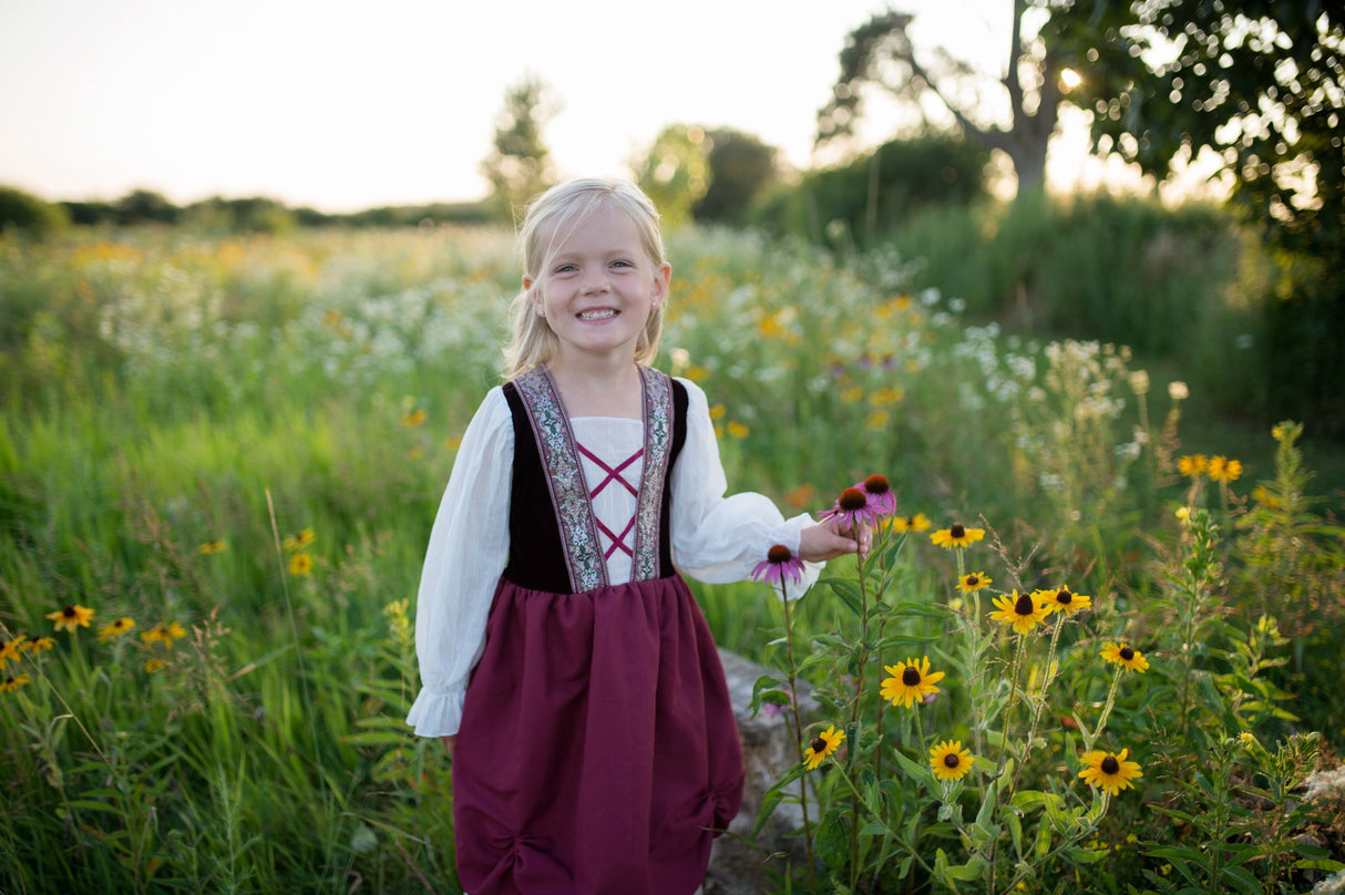 Bauernkleid rosa 5-6 Jahre