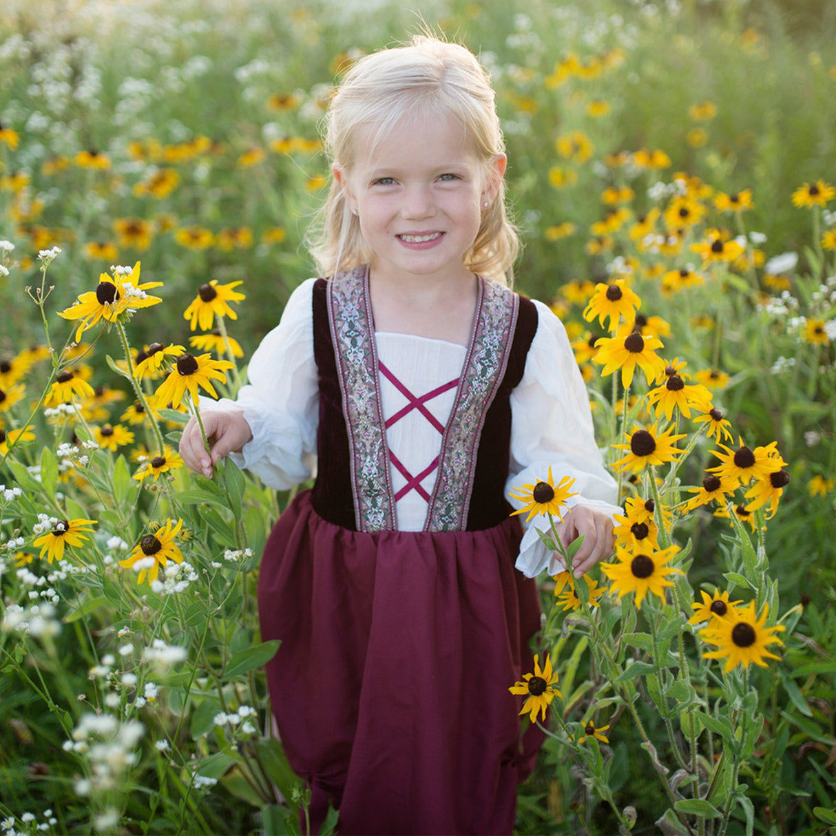 Bauernkleid rosa 5-6 Jahre