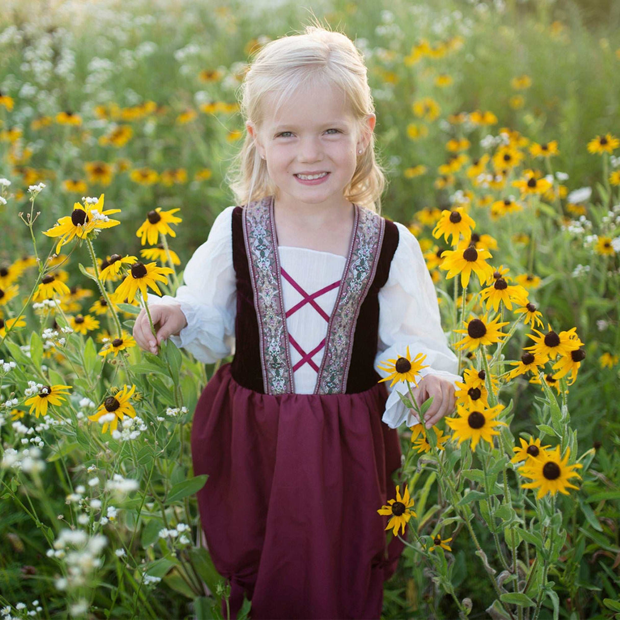 Bauernkleid rosa 5-6 Jahre