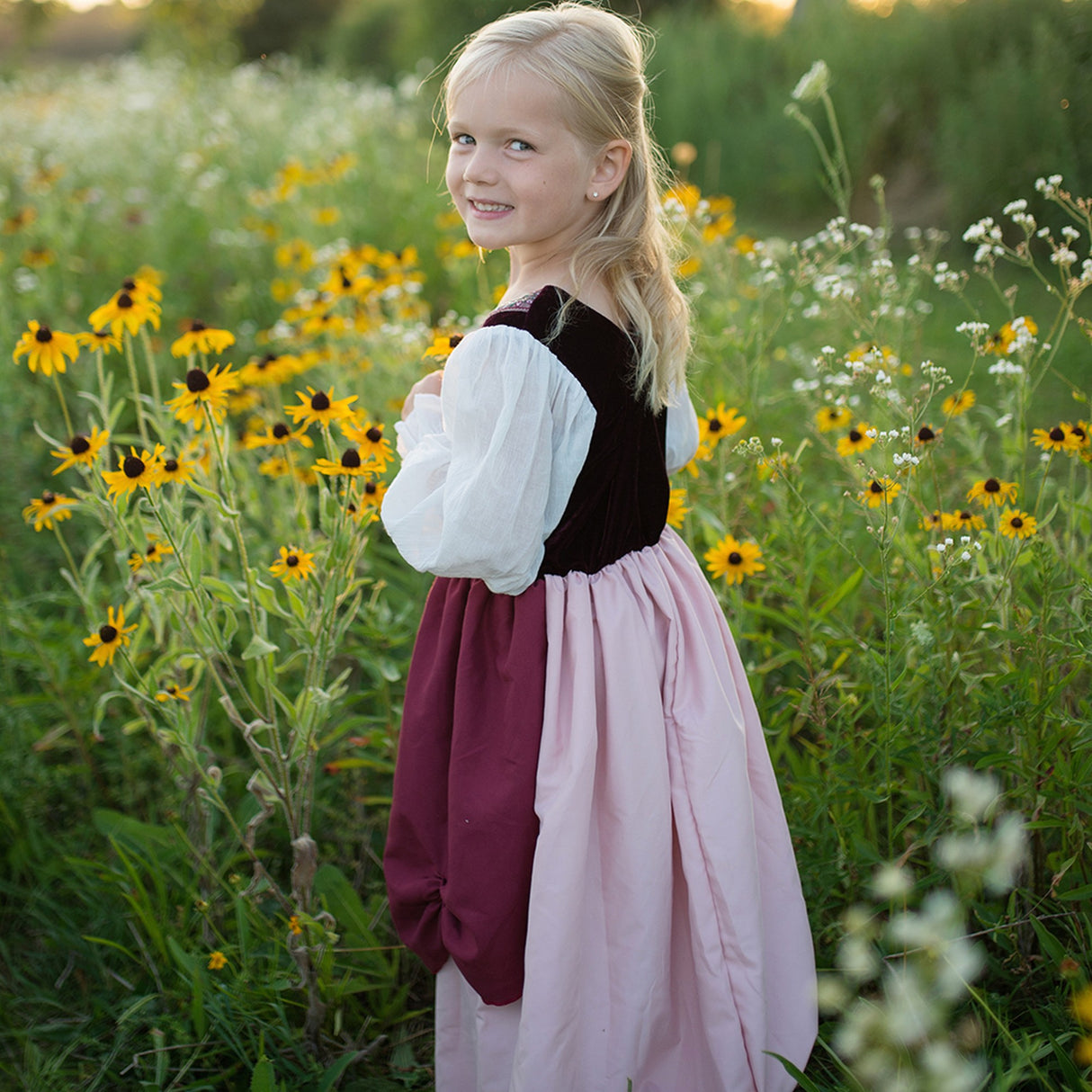 Bauernkleid rosa 5-6 Jahre