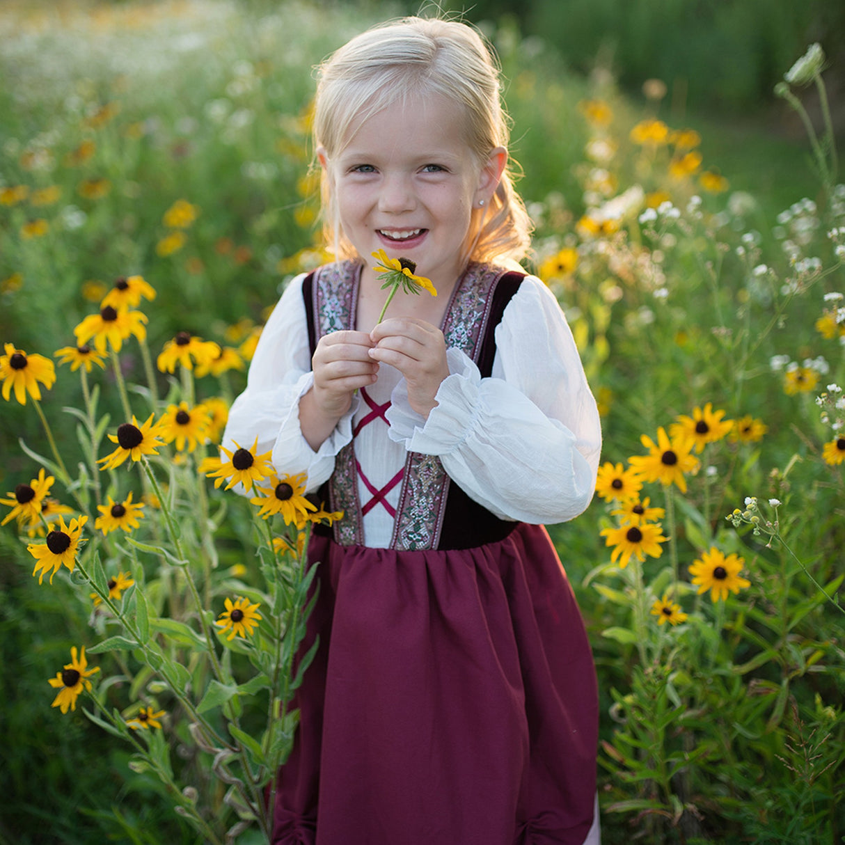 Bauernkleid rosa 5-6 Jahre