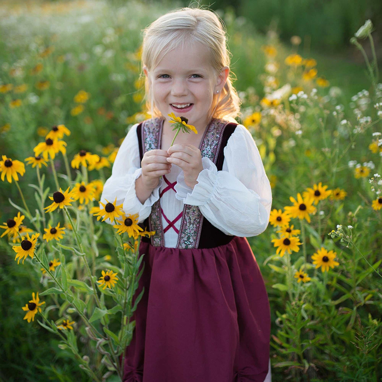 Bauernkleid rosa 5-6 Jahre