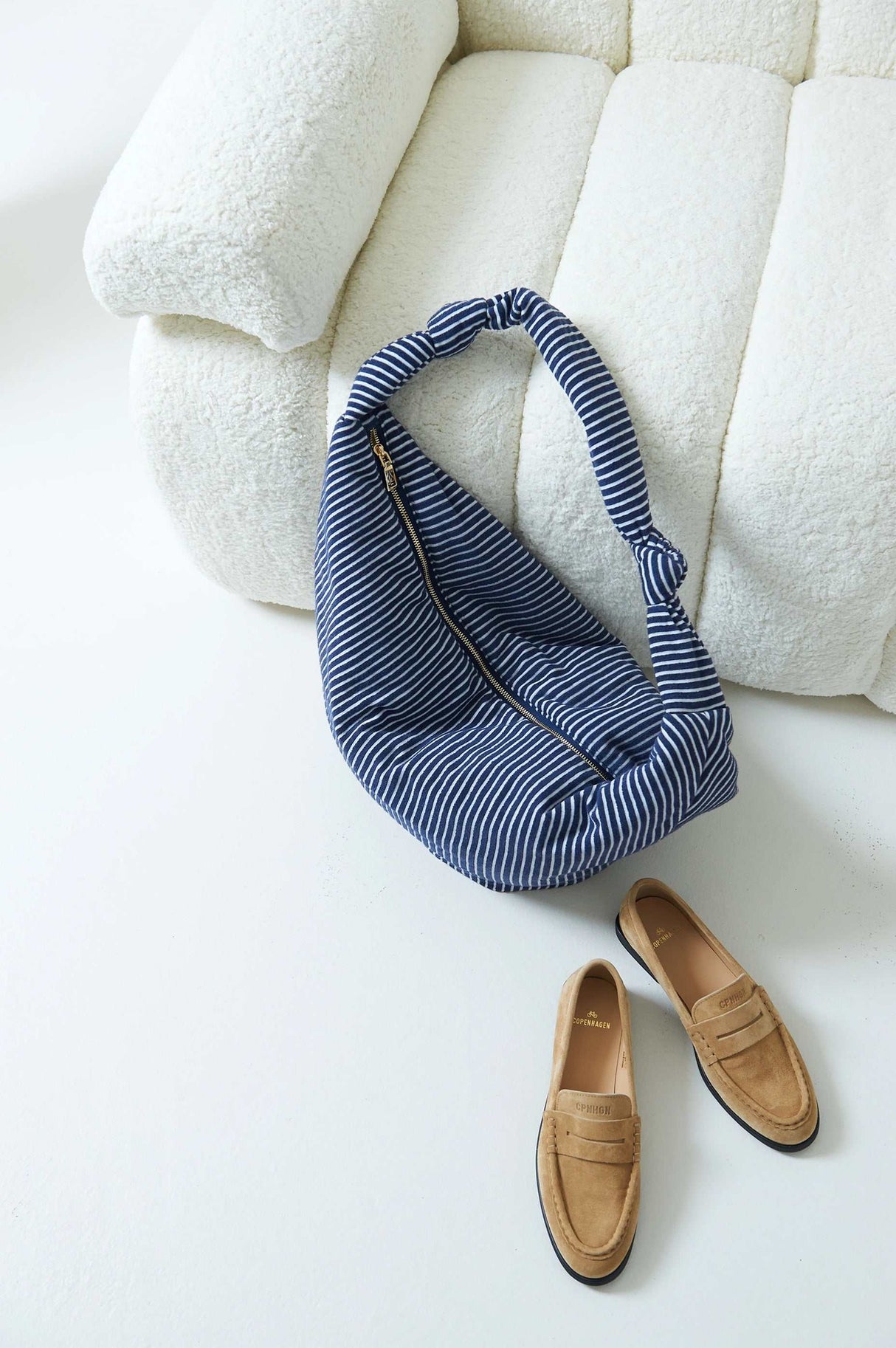 Lukkily Bag #1 Terry navy/white