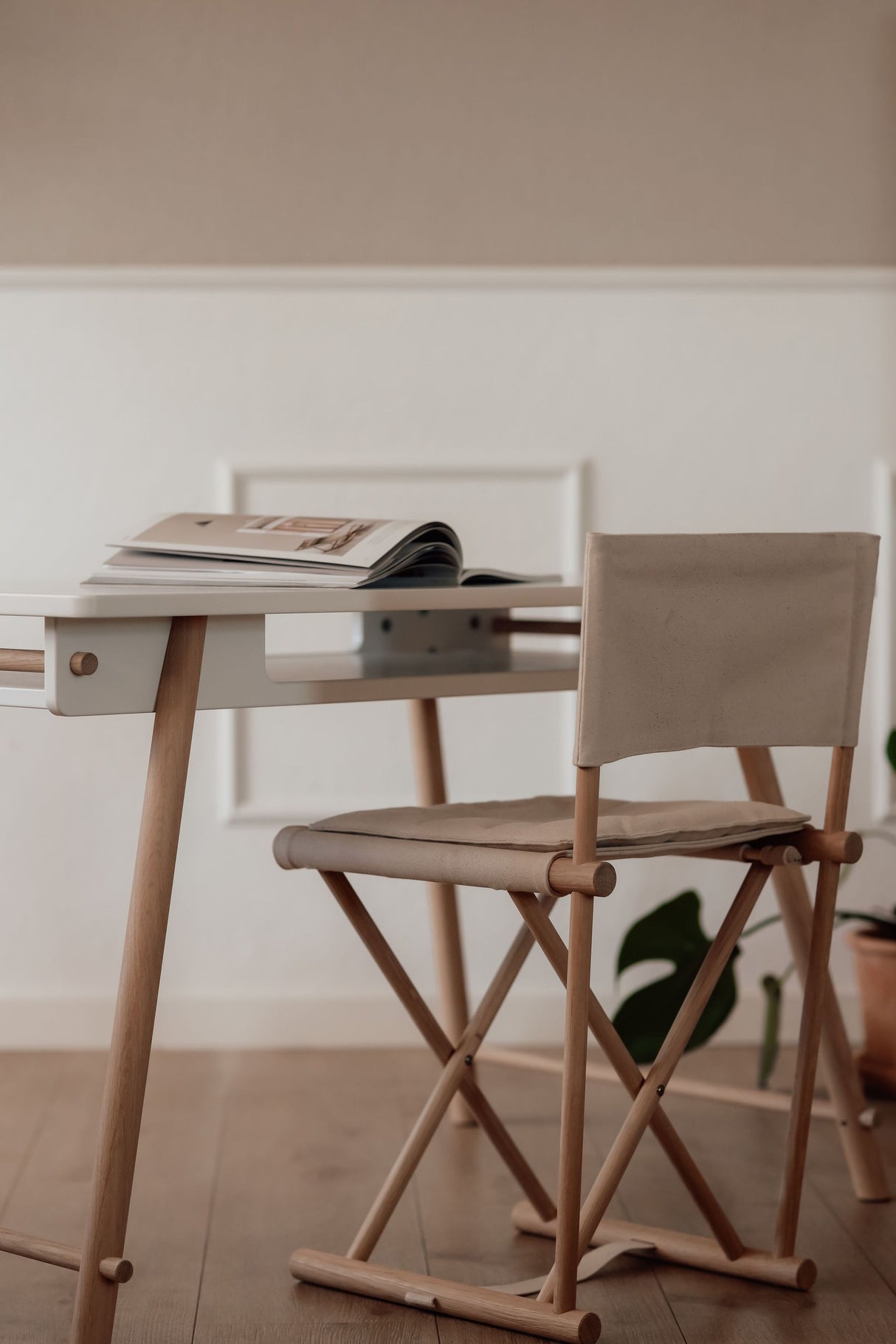 Camp Junior Stuhl für Schreibtisch, Eiche/ungefärbt