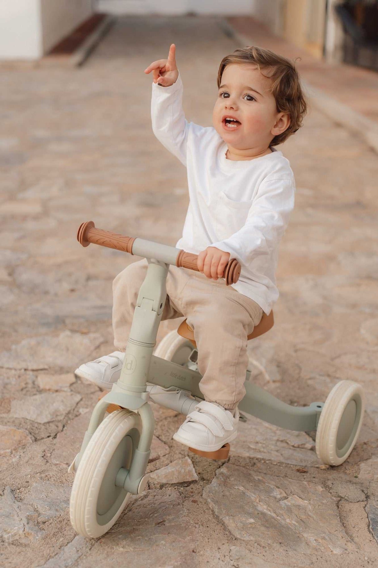 4 in 1 Dreirad grün