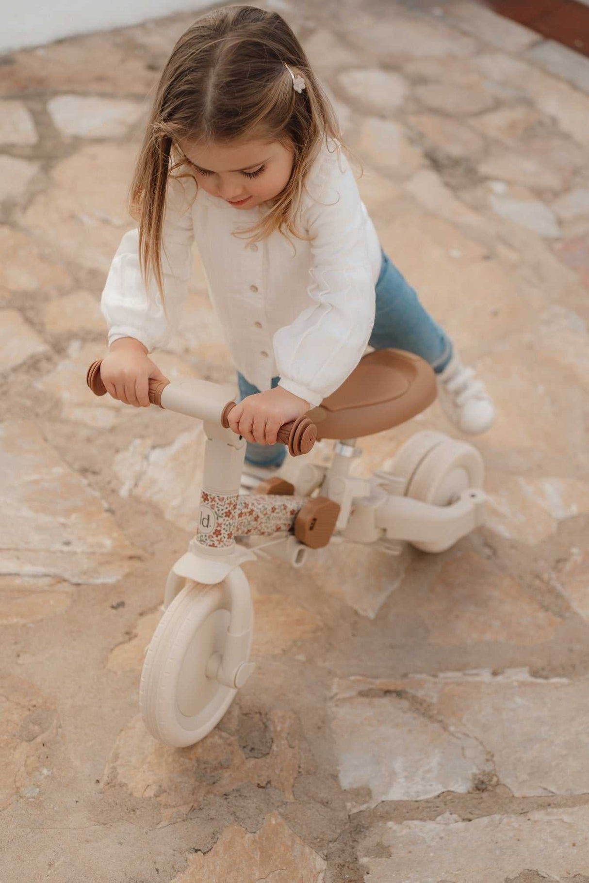 4 in 1 Dreirad sunny flowers