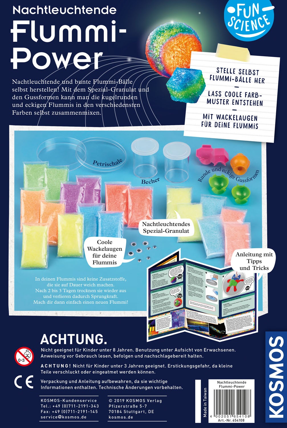 Fun Science Nachtleuchtende Flummi- Power