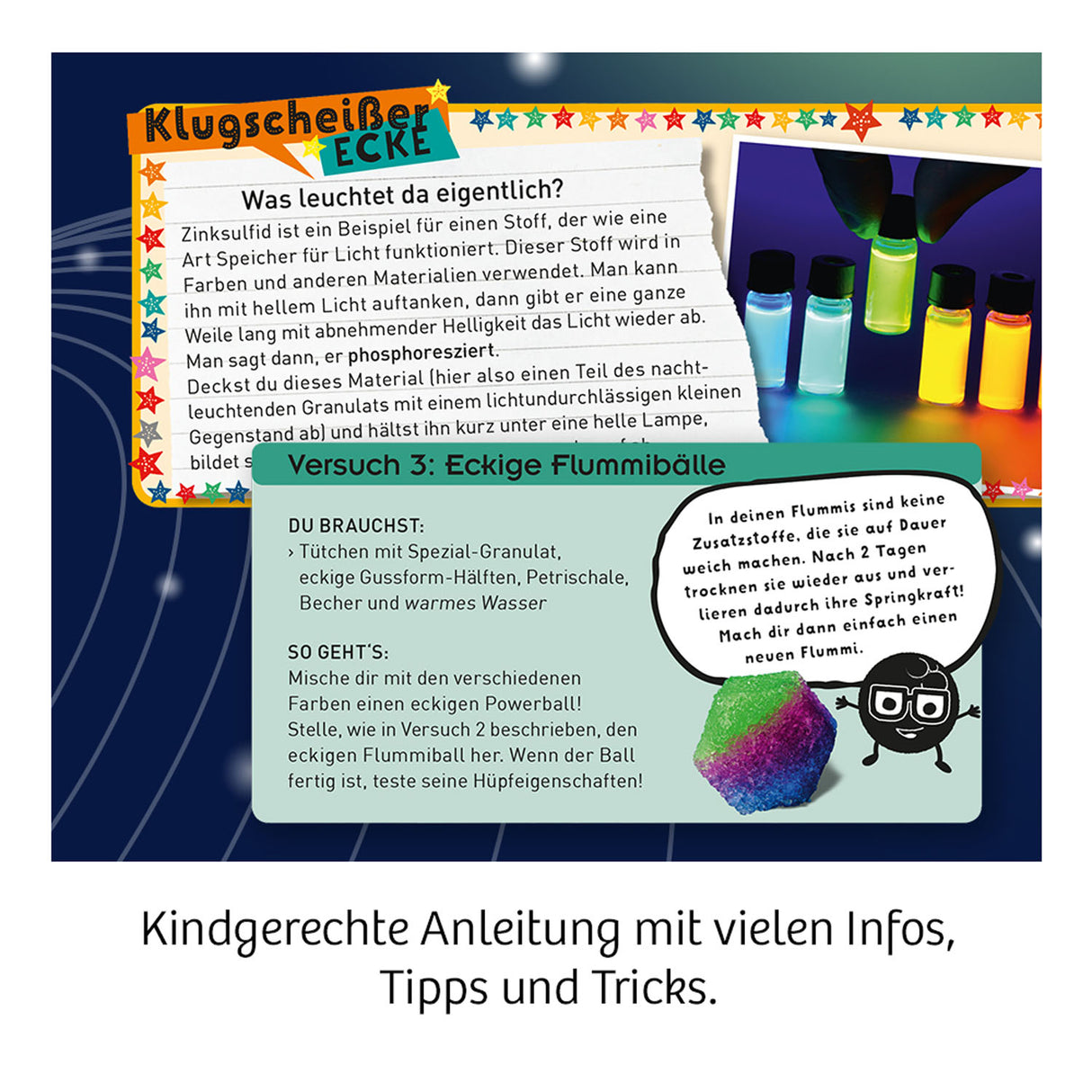 Fun Science Nachtleuchtende Flummi- Power