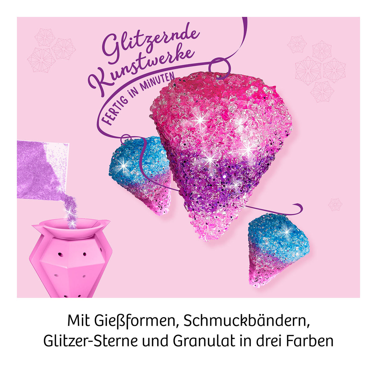 Glitzer-Diamanten