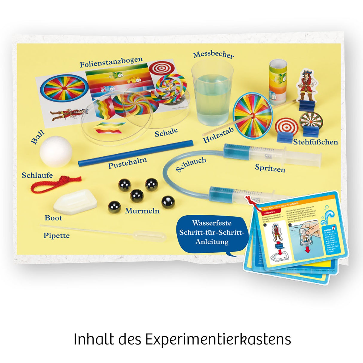 Experimente für die Badewanne