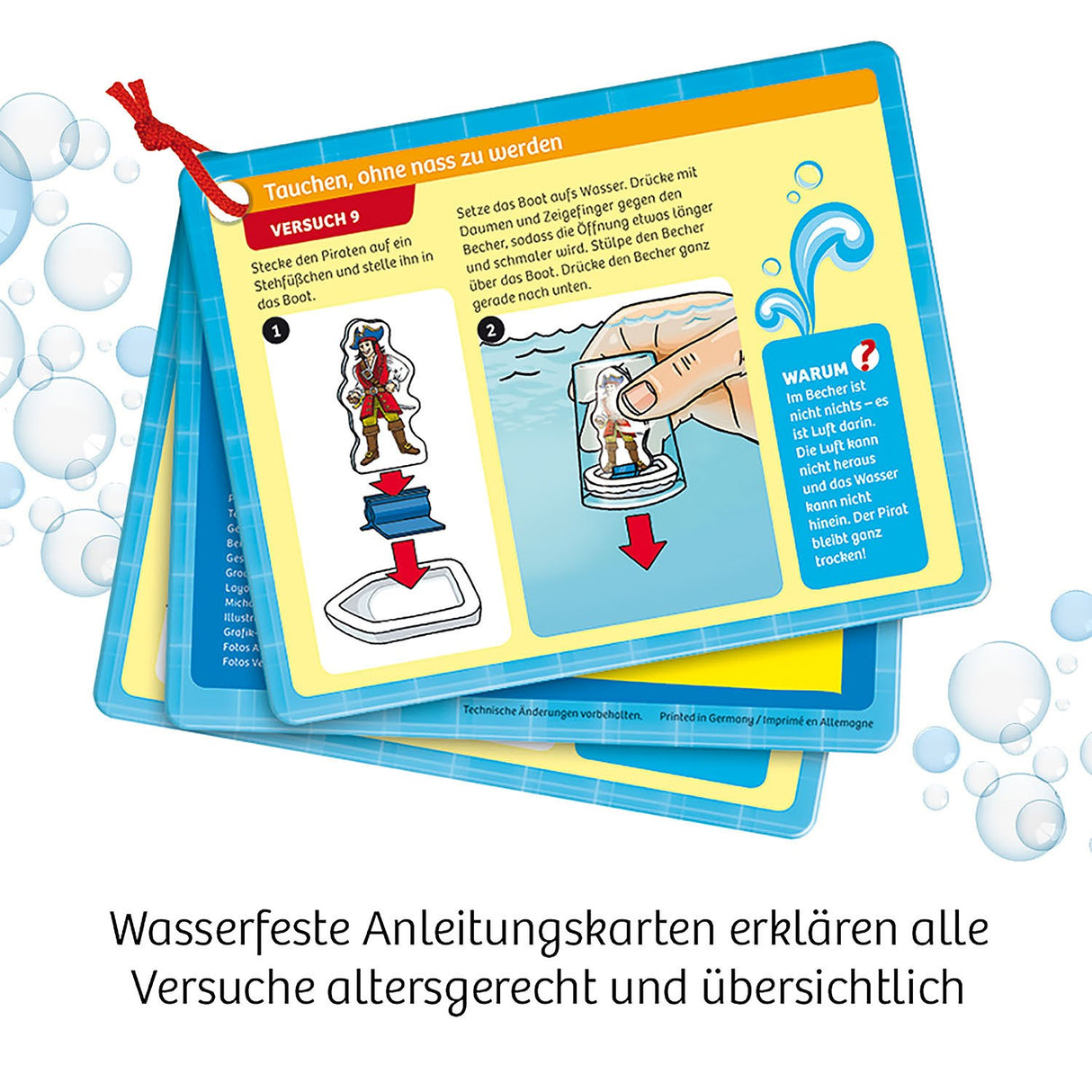 Experimente für die Badewanne