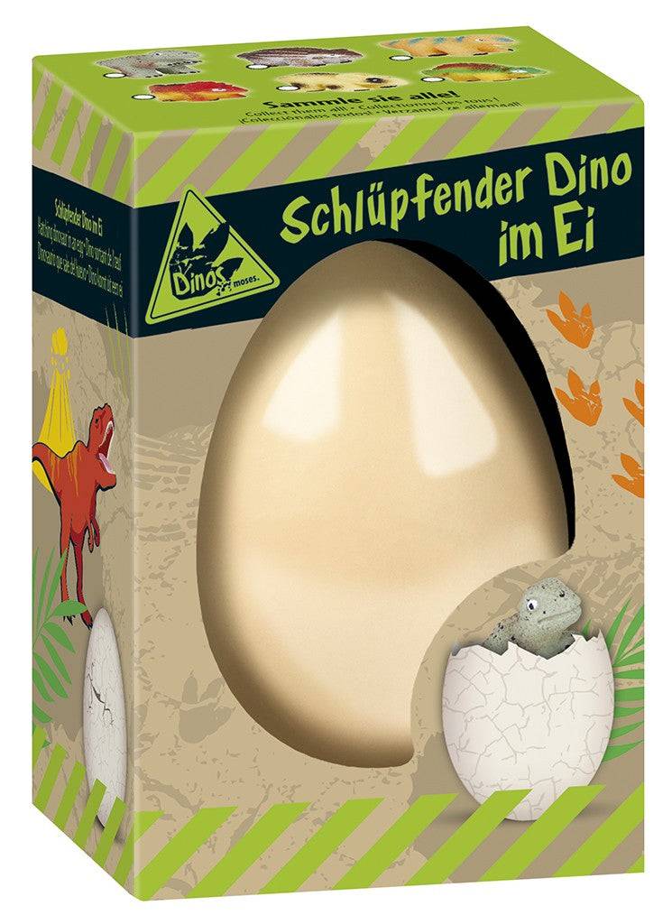 Schlüpfende Dinos im Ei