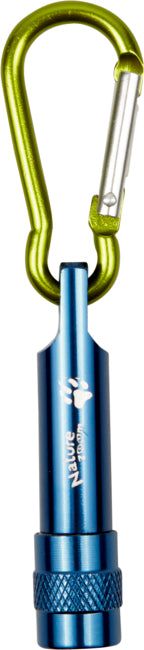 Karabiner-Taschenlampe Nature Zoom Aluminium LED Licht mit Karabiner praktische Metall-Taschenlampe