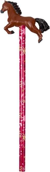 Pferde- Bleistift mit Topper