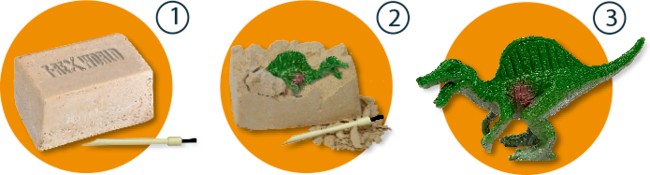 Mini-Ausgrabungsset Dino-Figur T-Rex