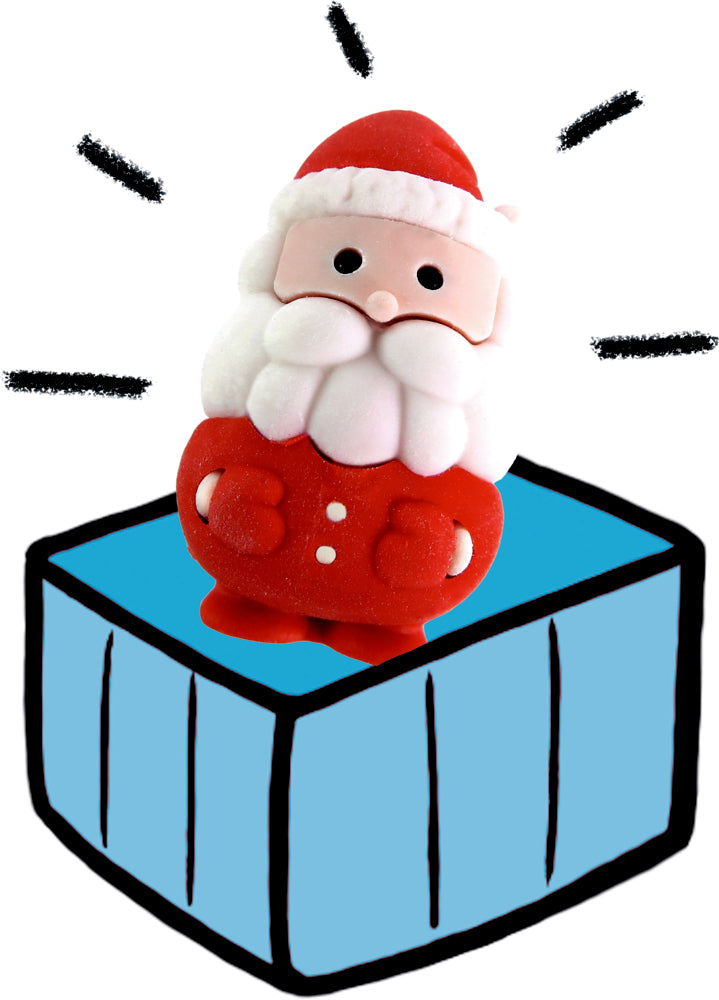 Magische Geschenke mit Radierer