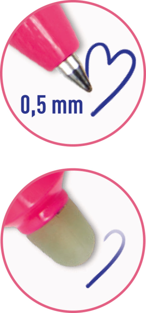 Gelschreiber mit Radierfunktion