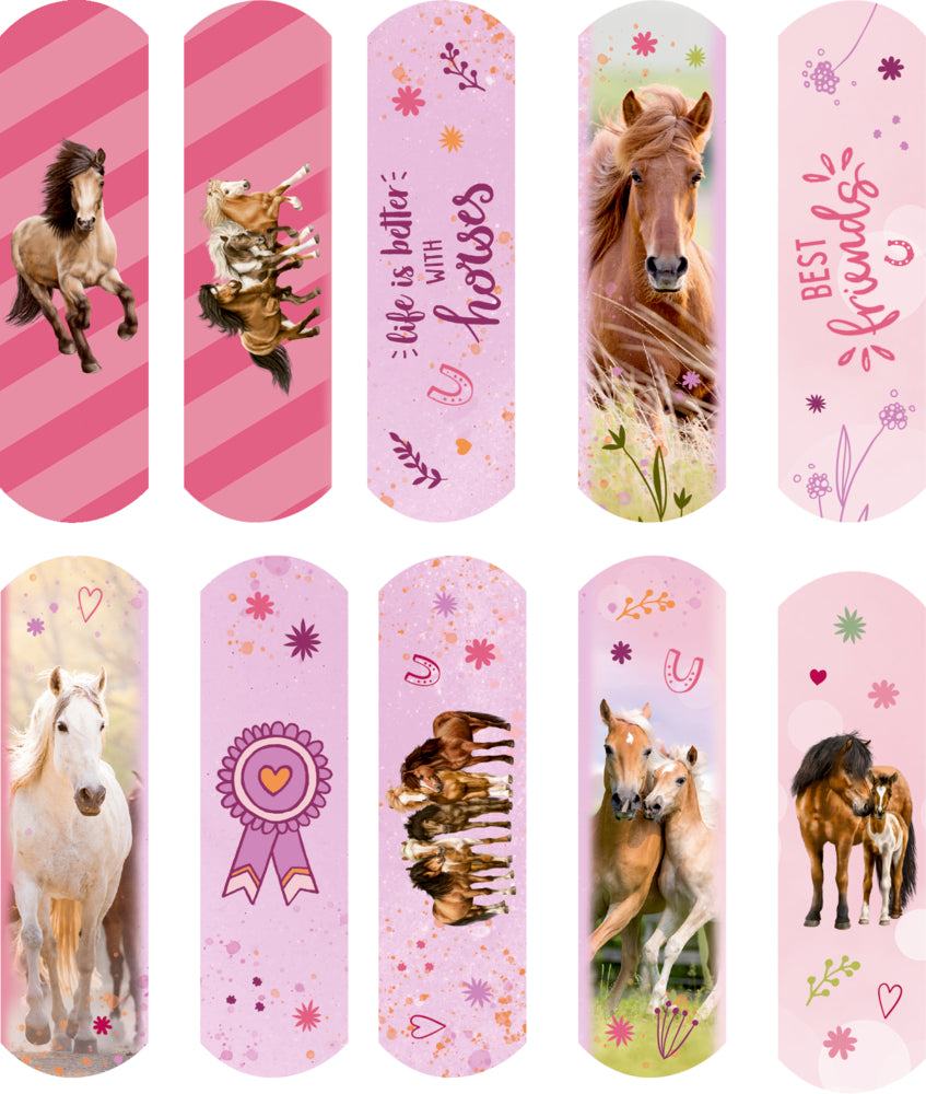 Pflasterstrips-Pferdefreunde