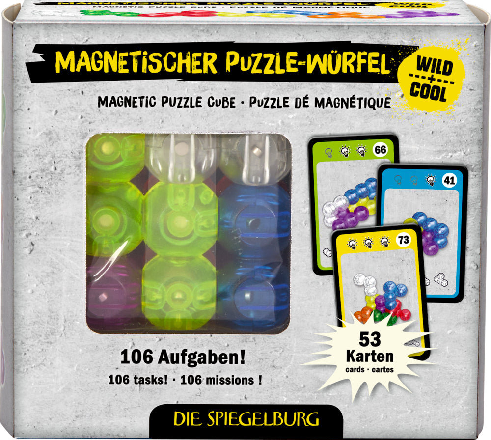 Magnetischer Puzzle-Würfel - Wild+Cool