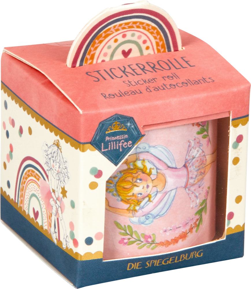 Stickerrolle Prinzessin Lillifee mit glitzernden Aufklebern für Kinder zum Basteln und Dekorieren